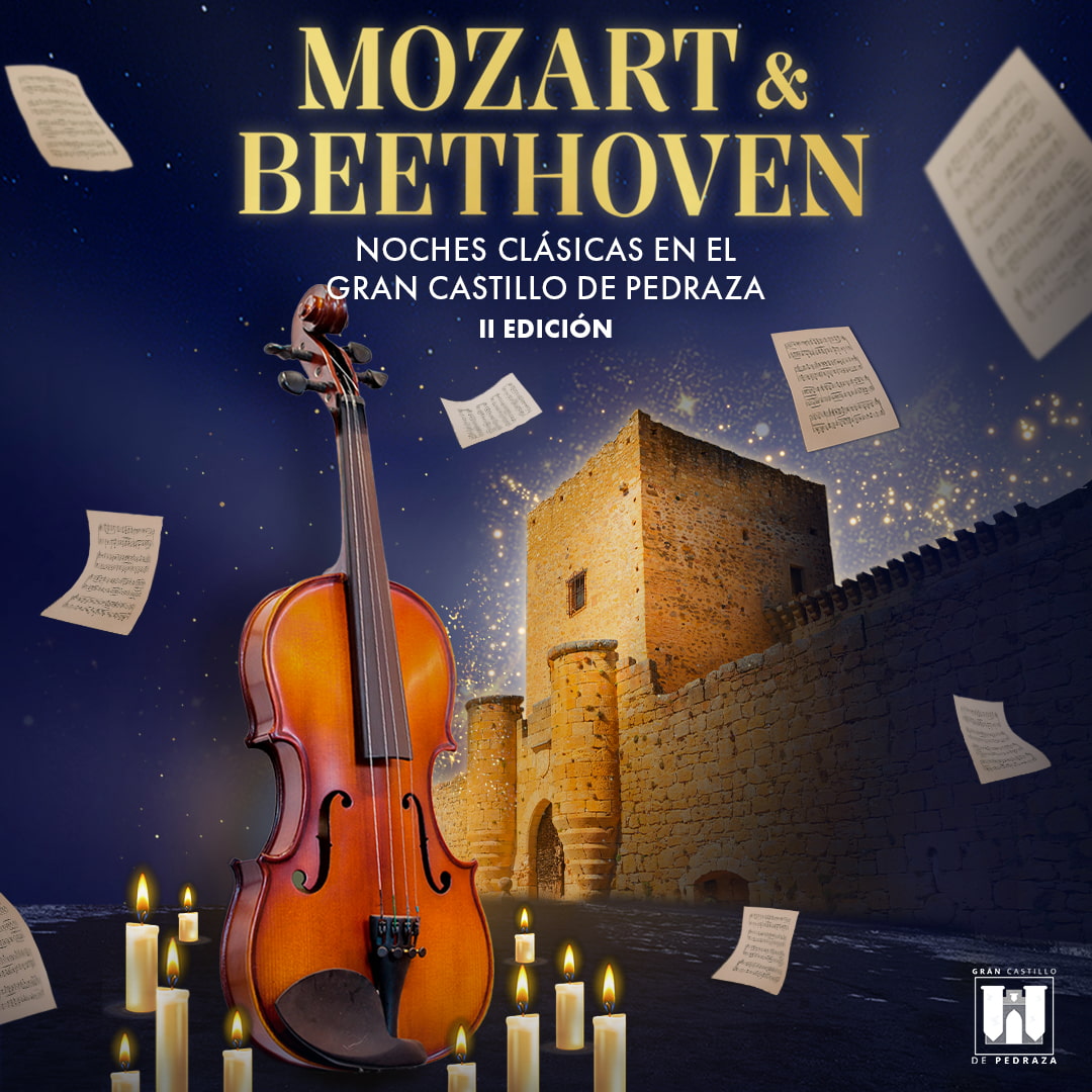 Cartel del concierto Mozart y Beethoven